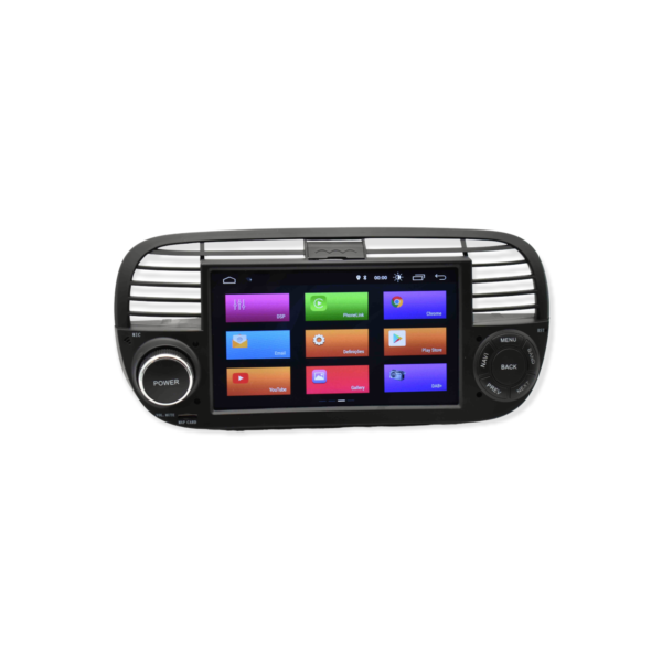 Rádio android fiat 500