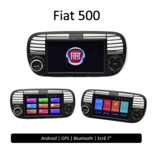 Rádio android fiat 500