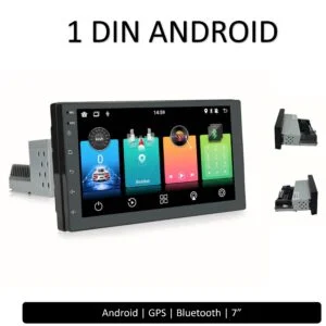 Auto Rádio 1 DIN Android 7 de Polegadas - PLAYTEK