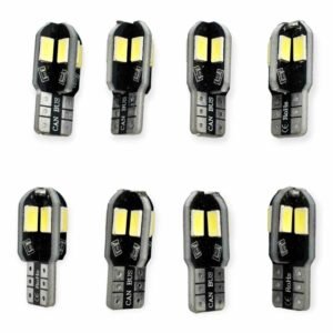 PACK DE 8 Lâmpadas LED T10 W5W com Canbus PLAYTEK