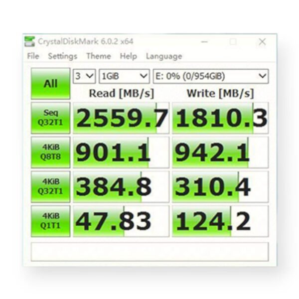 teste de velocidade do disco ssd m2 playtek