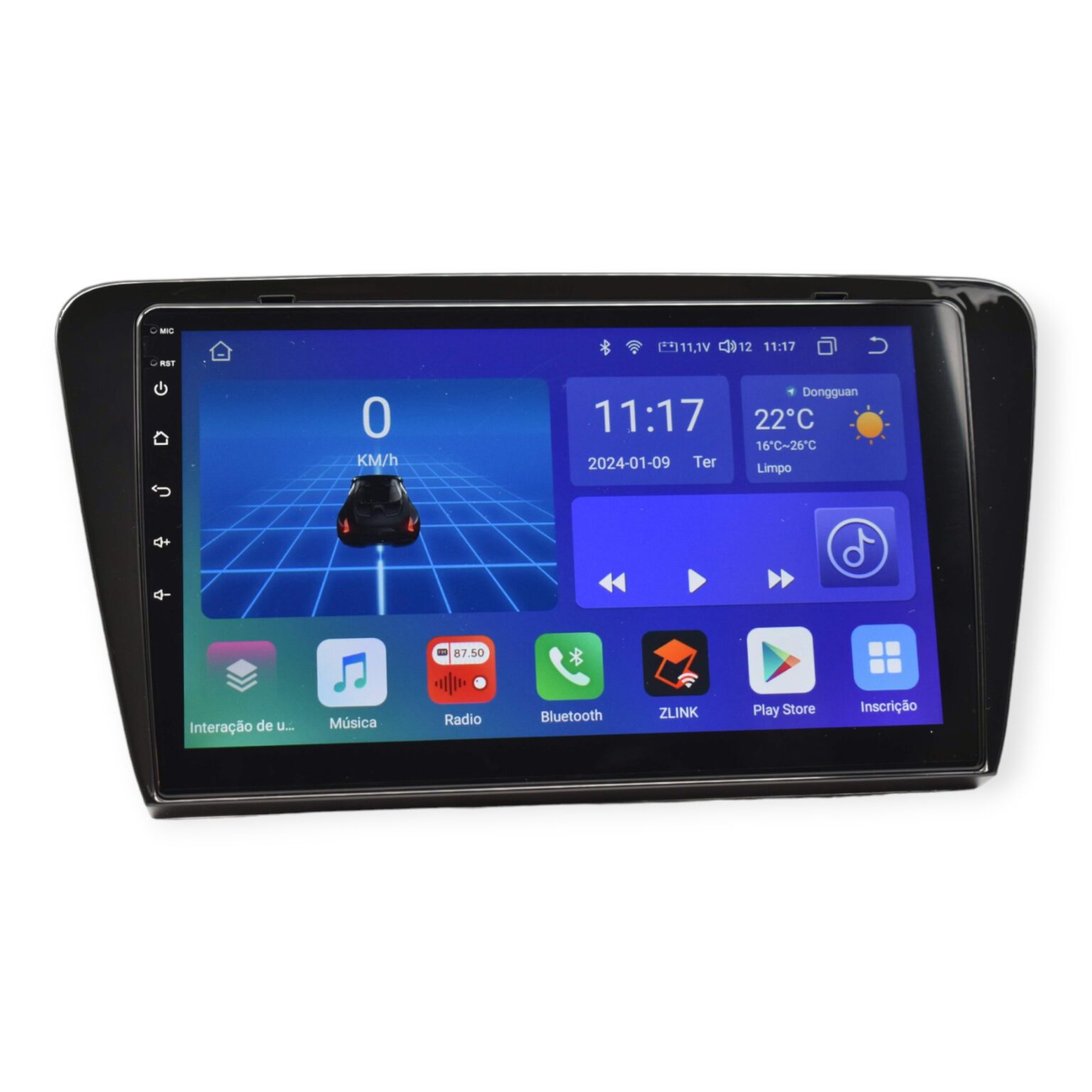 SKODA Octavia 3 A7 Rádio 2 DIN Android GPS Carplay Bluetooth - PLAYTEK
