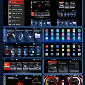 Interface Android no ecrã de 10,25 polegadas do autorrádio para BMW F30 F31 F32
