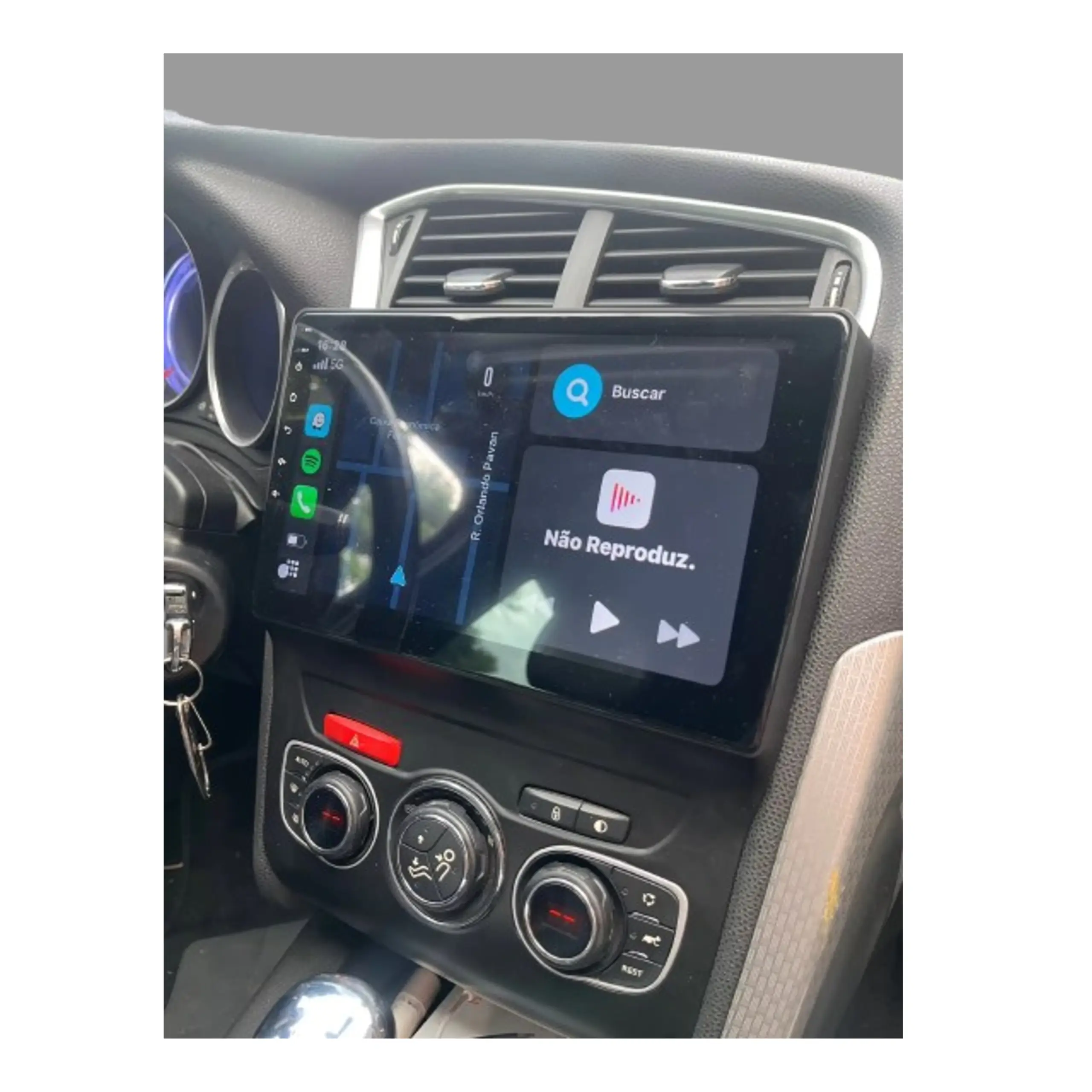 citroen-c4-ds4-playtek-024 acabamento rádio android citroen c4