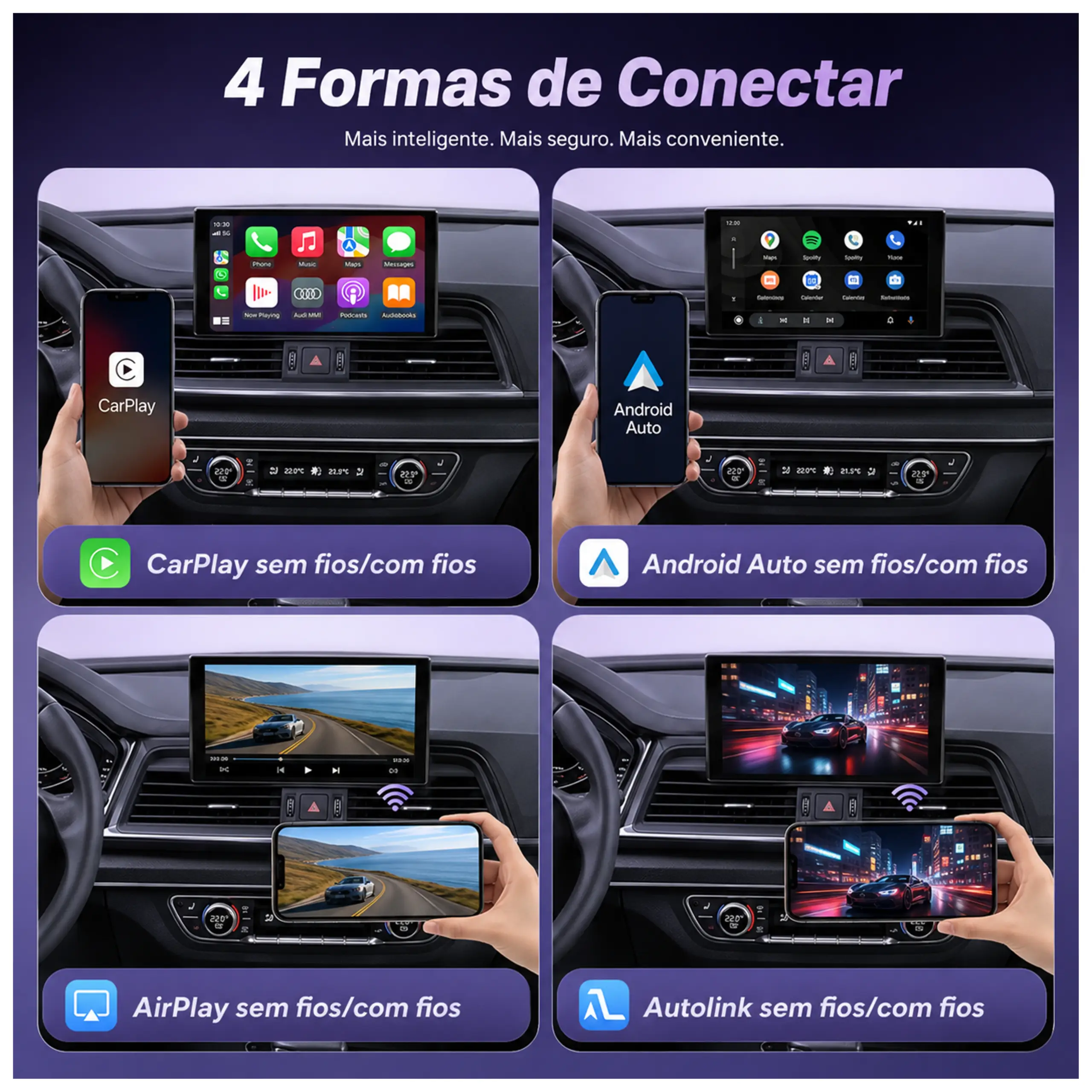 Audi-A4L-A5-S5-Q5L-Q7-carplay-amdroid-playtek-010