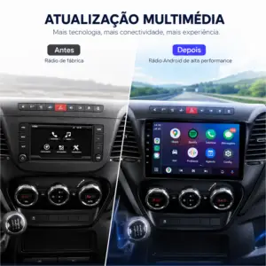 instalação Auto rádio Android Iveco Daily