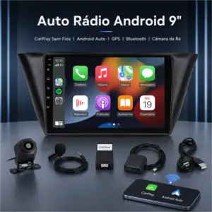 Rádio Android Iveco Daily 4GB 64GB com Apple CarPlay