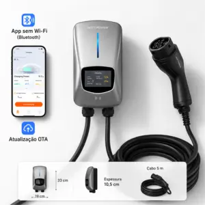 Wallbox com balanceamento dinâmico de carga DLB Wi-Fi