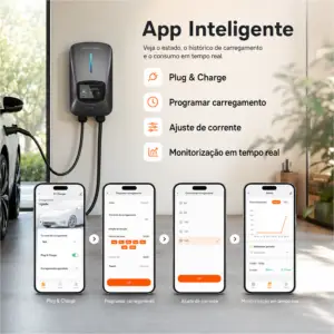 Wallbox com balanceamento dinâmico de carga DLB Wi-Fi