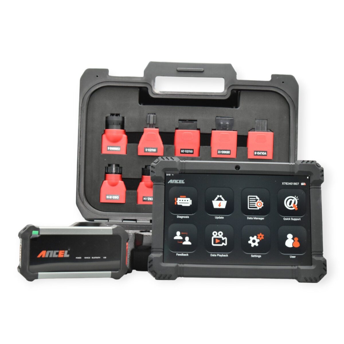 Ancel X7 HD Máquina de Diagnóstico Profissional para Camião – OBD Pesados – X7HD Tratores e máquinas pesadas — imagem 31