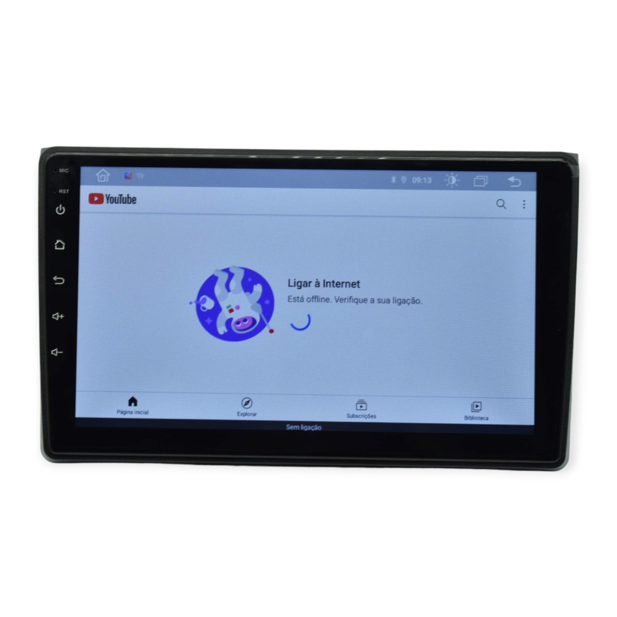 rádio 2 din android de 9 polegadas para audi a4 - playtek