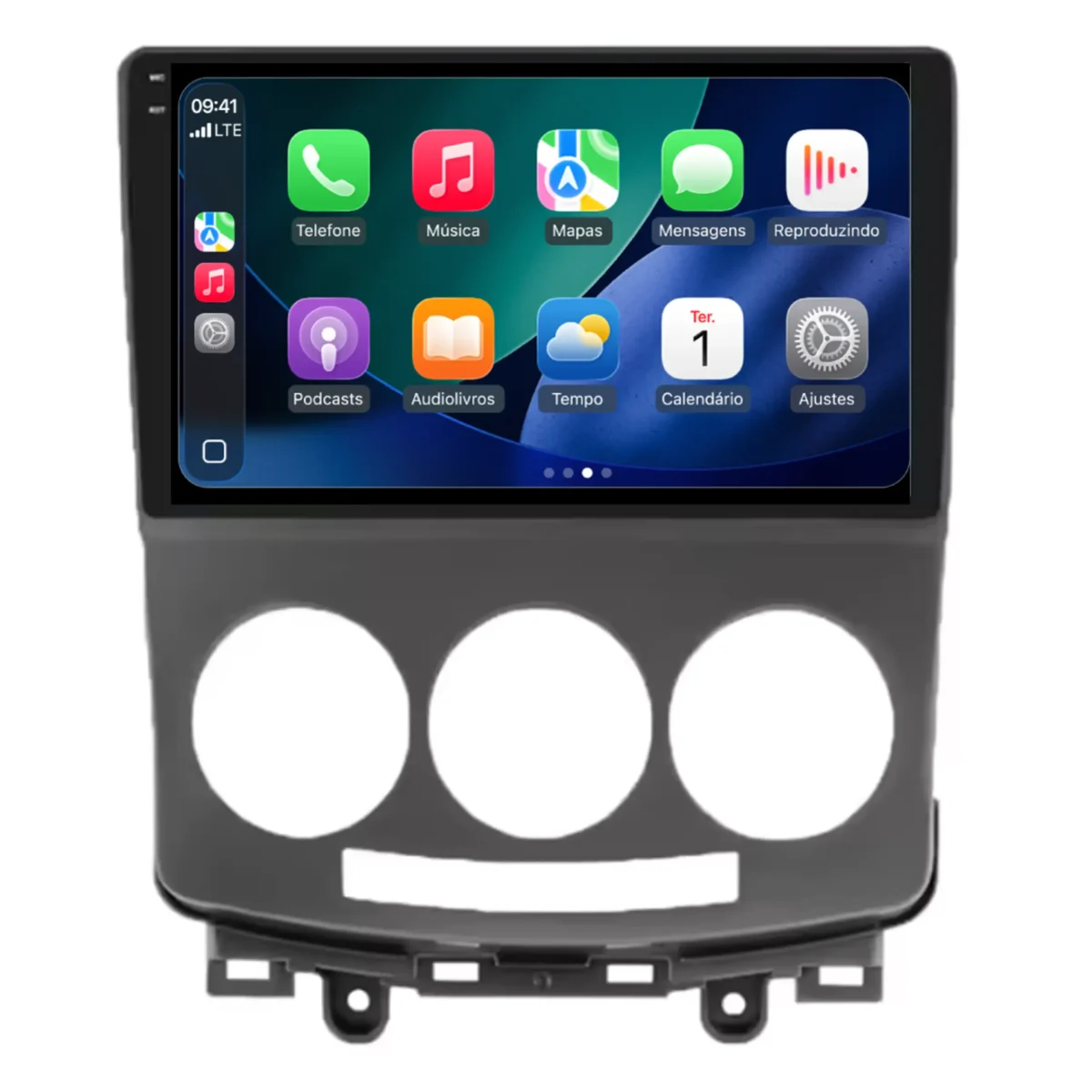 Auto-rádio Mazda 5 com Apple CarPlay sem fios