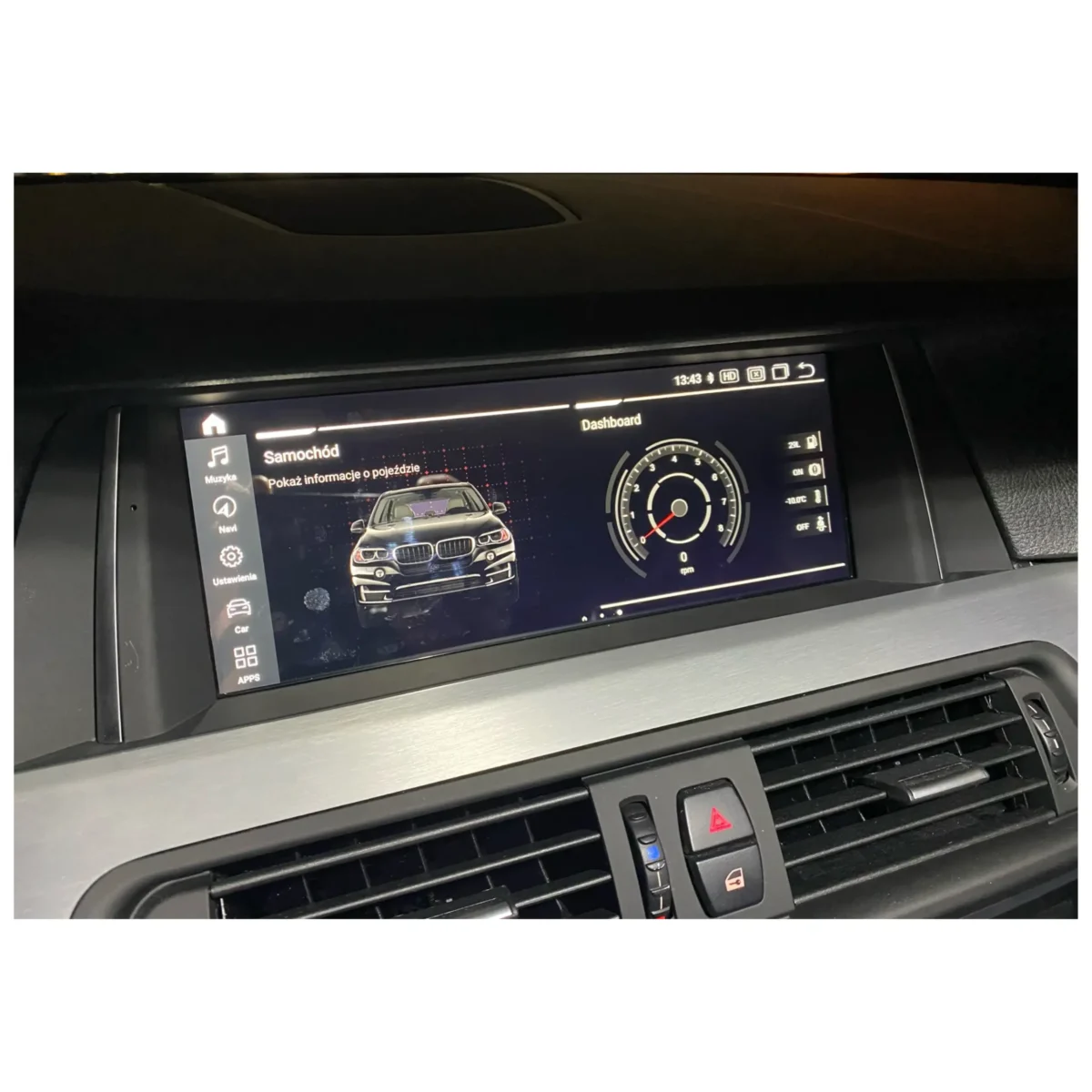 menu android do bmw serie 5 f10