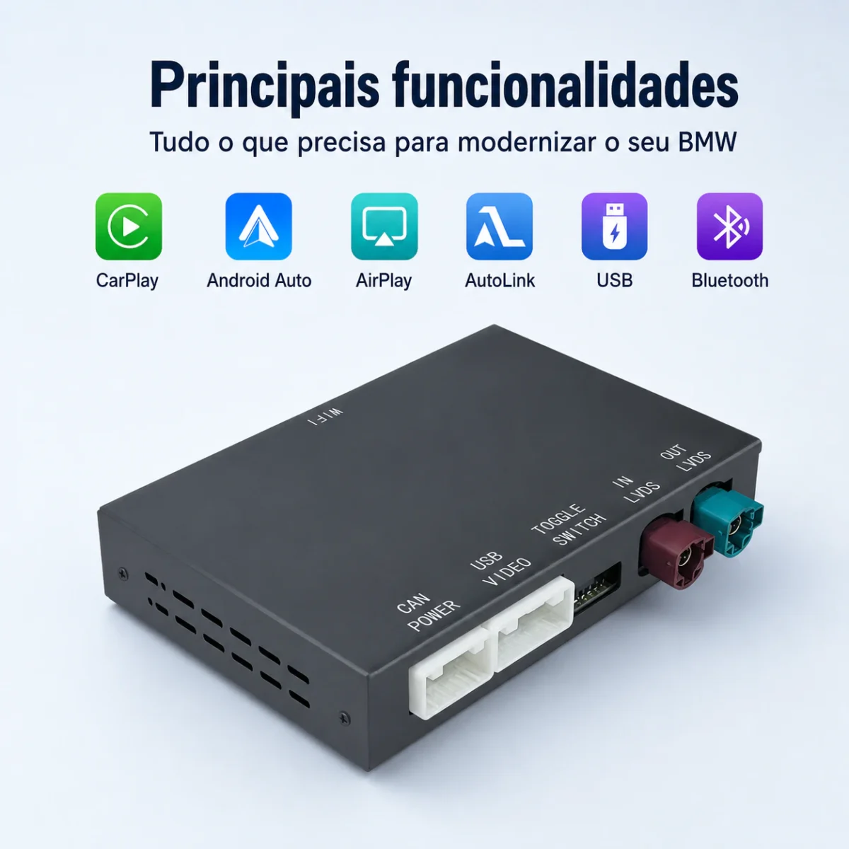 Box CarPlay Android Auto BMW NBT Playtek