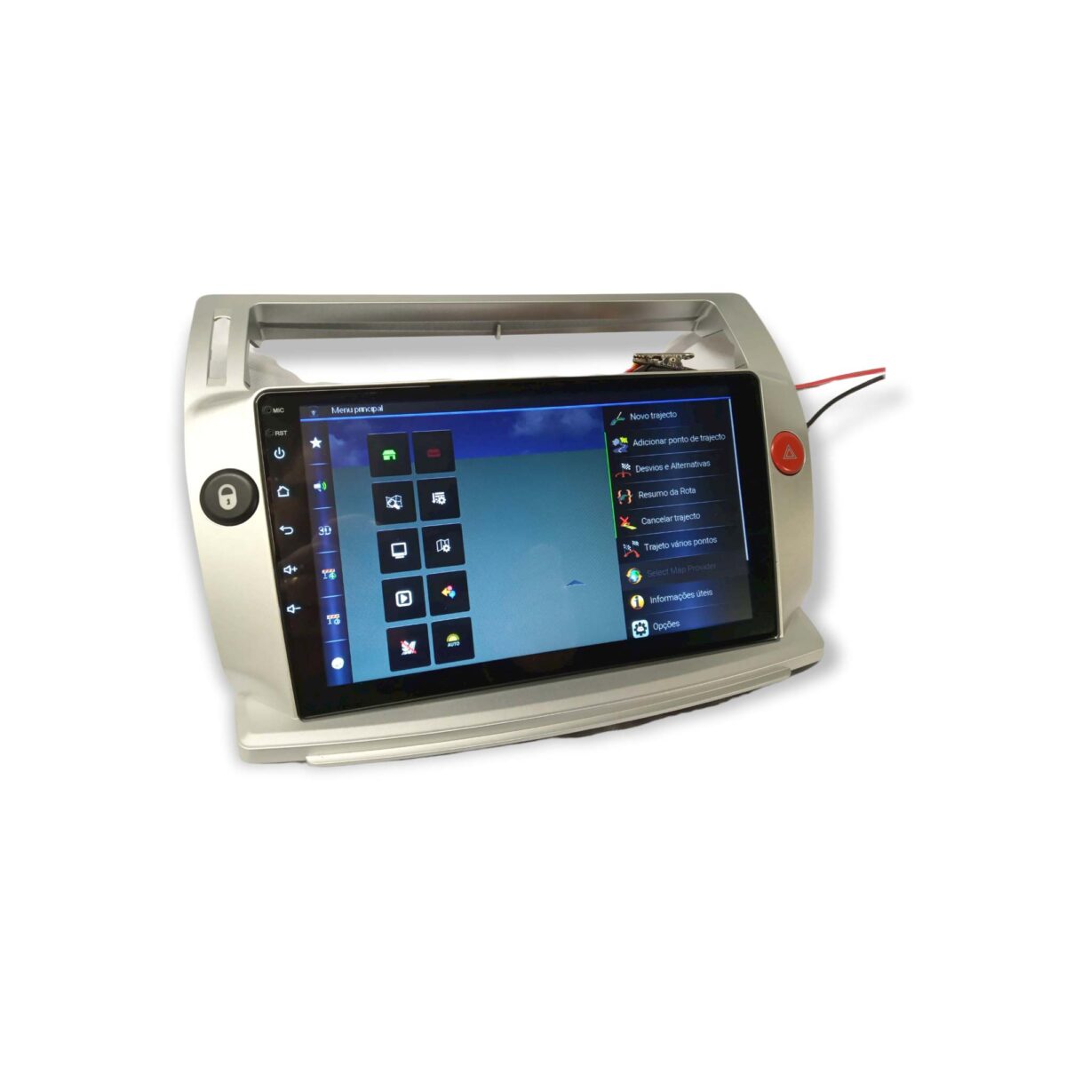 Citroen C4  Rádio 2 DIN Android 10 – GPS WIFI — imagem 4