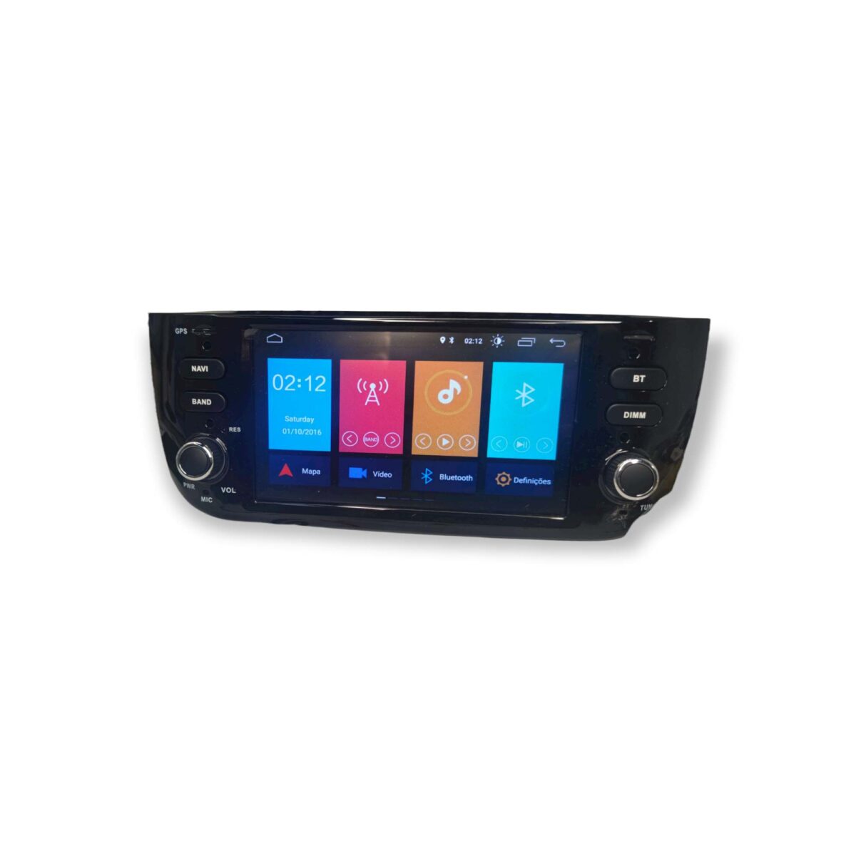 Fiat Punto EVO Grande Punto Rádio 2 DIN Android 13 – GPS WIFI CarPlay — imagem 4