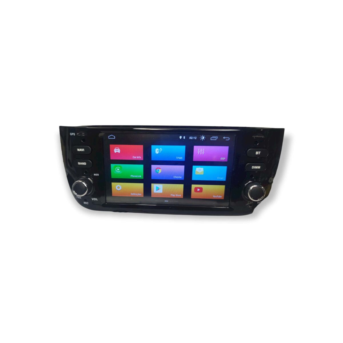 Fiat Punto EVO Grande Punto Rádio 2 DIN Android 13 – GPS WIFI CarPlay — imagem 5