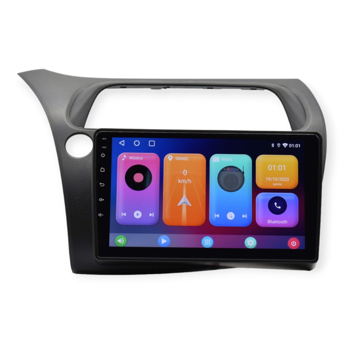 rádio 2 din android honda civic hatchback
