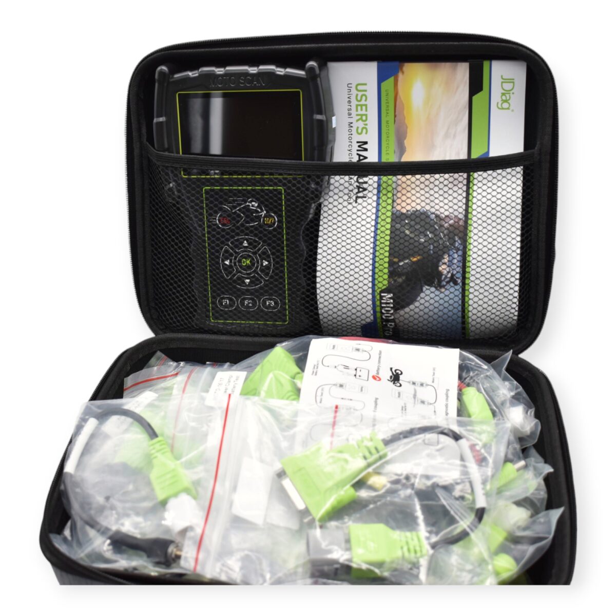 Máquina de Diagnóstico para Mota – Diagnóstico profissional moto OBD com Kit de Cabos — imagem 21