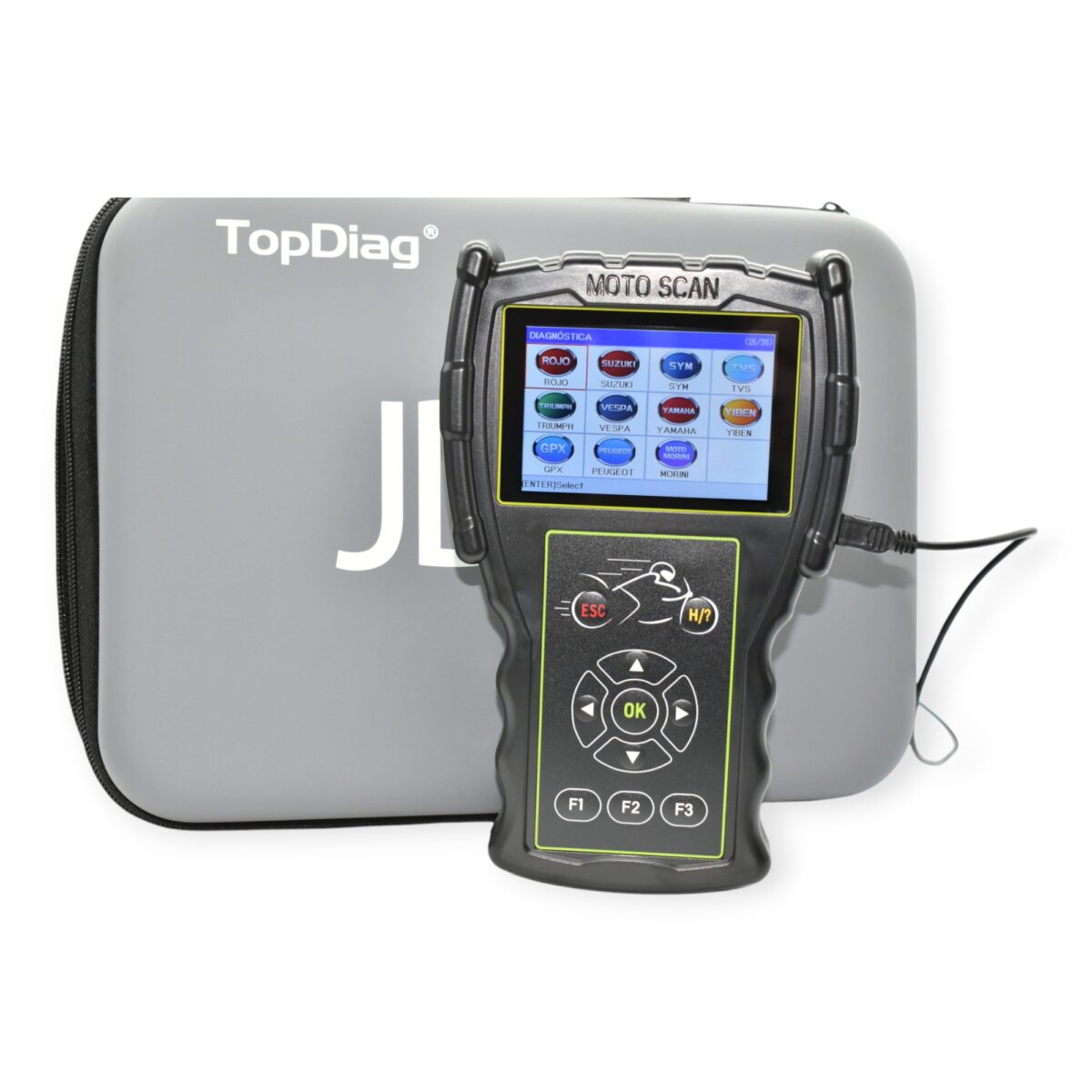 Máquina de Diagnóstico para Mota – Diagnóstico profissional moto OBD com Kit de Cabos — imagem 23