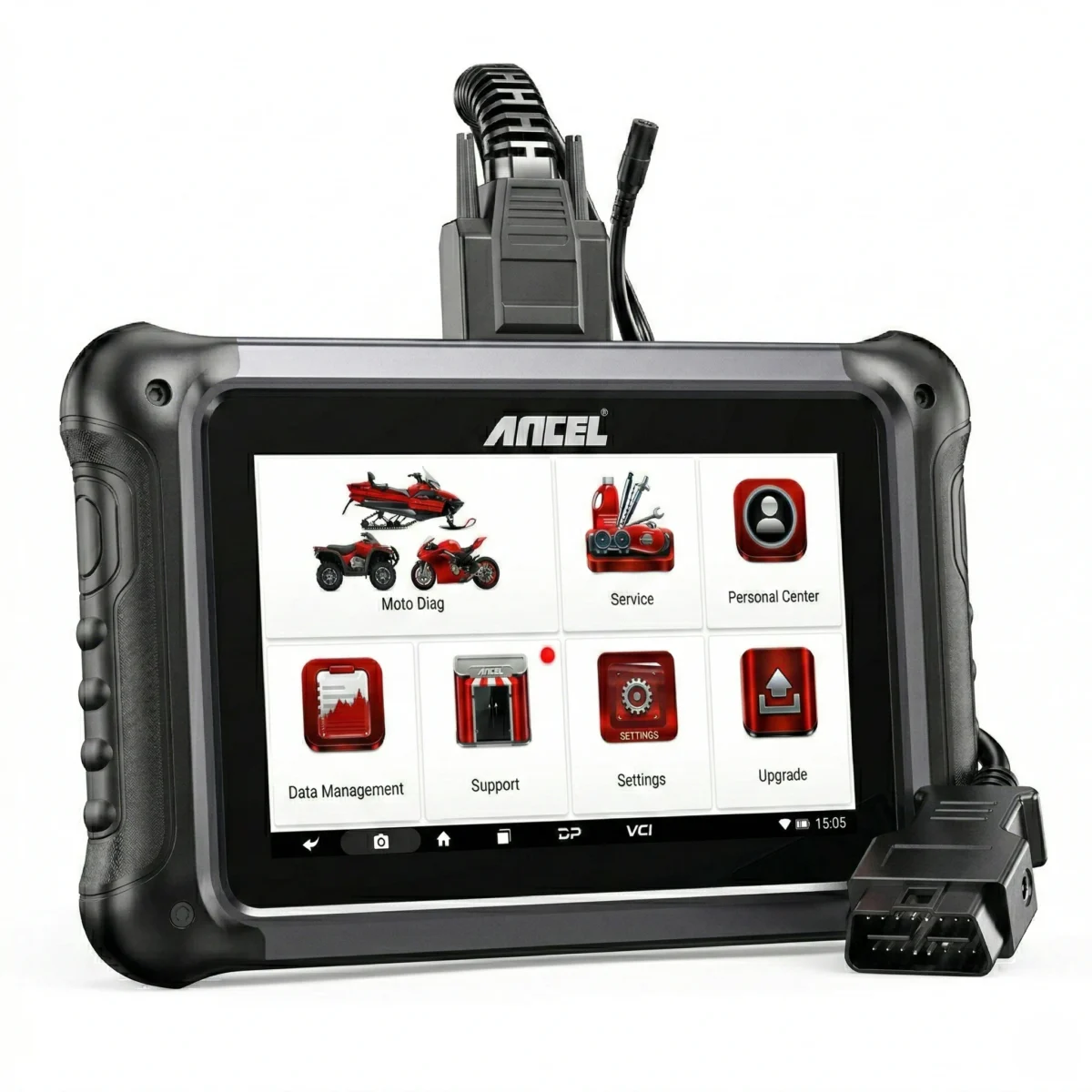 Máquina de Diagnóstico para Motos ANCEL MT700 | Scanner OBD2 Profissional Multimarca