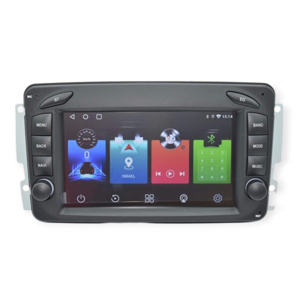 Mercedes-Benz W203 W209 Classe C Auto rádio Android WiFi GPS Carplay Mãos Livres Bleutooth