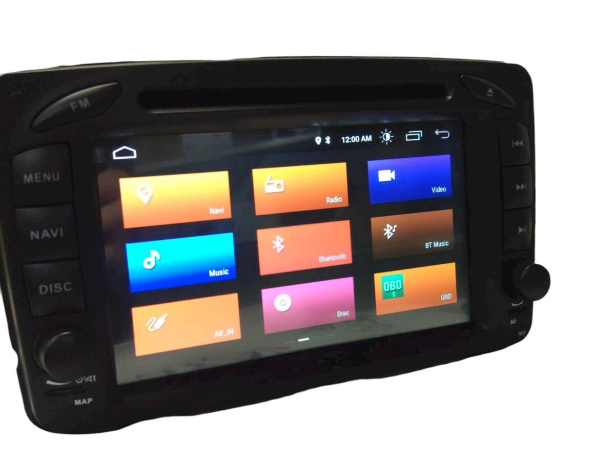 Mercedes W209 Auto rádio 2 DIN Android - w203 w209 — imagem 10