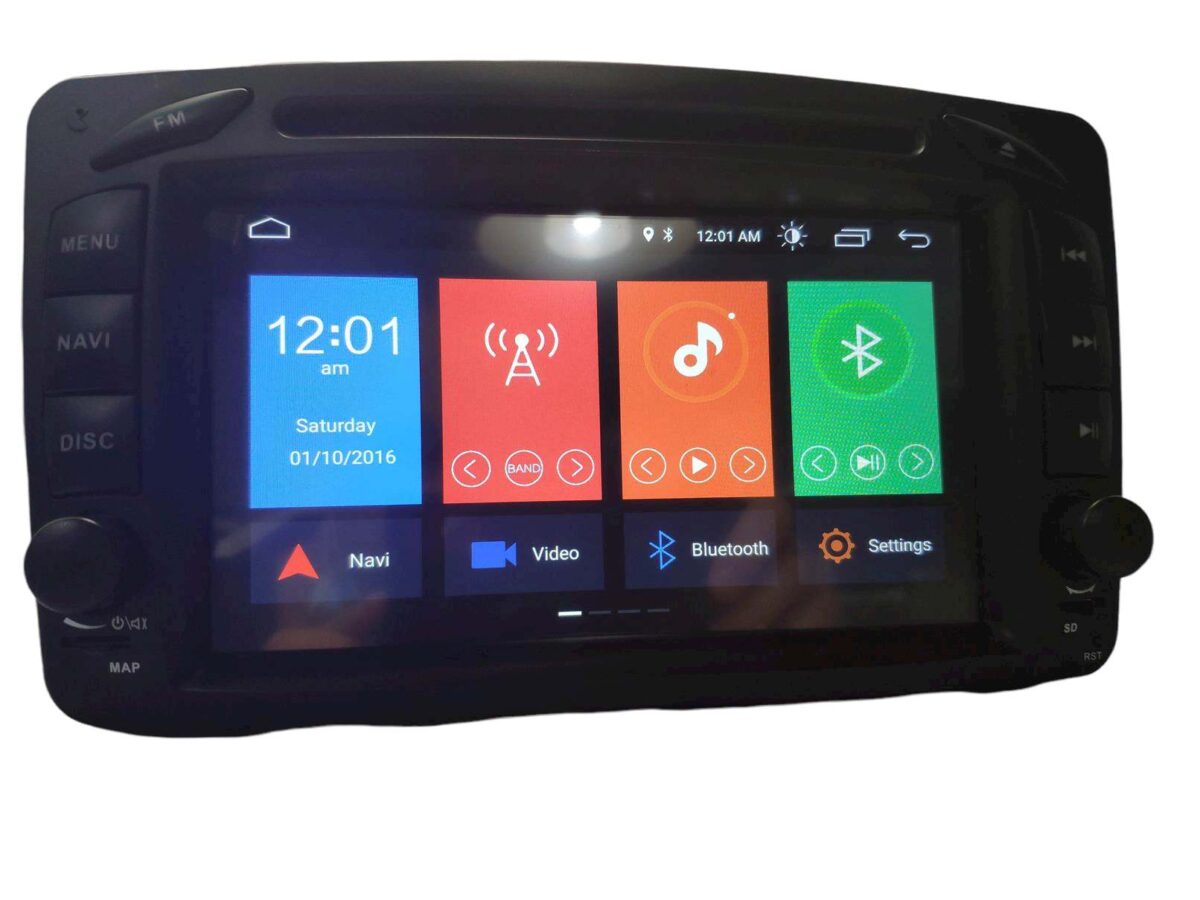 Mercedes W209 Auto rádio 2 DIN Android - w203 w209 — imagem 14
