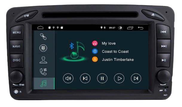 Mercedes W209 Auto rádio 2 DIN Android - w203 w209 — imagem 7