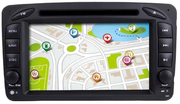 Mercedes W209 Auto rádio 2 DIN Android - w203 w209 — imagem 8