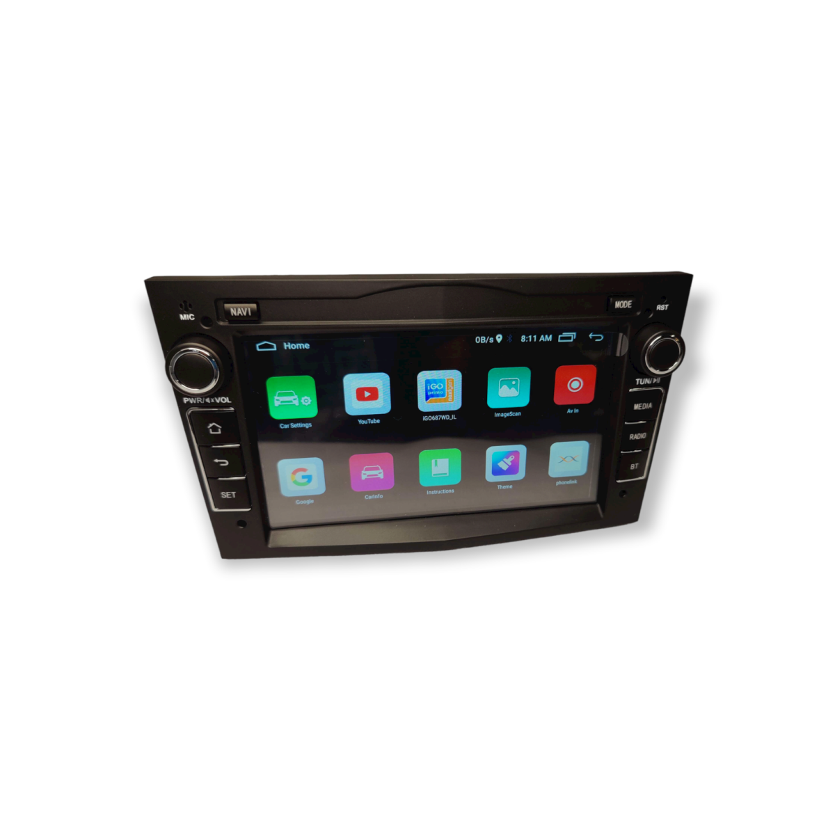 Opel Rádio 2din Android Preto — imagem 2