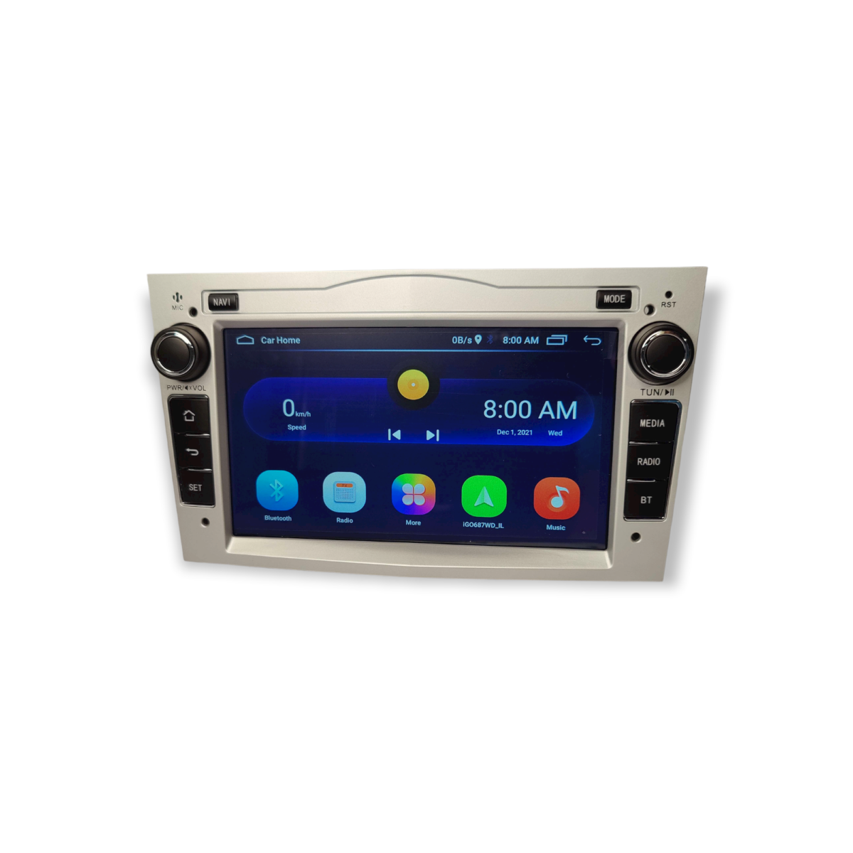 2din android silver opel