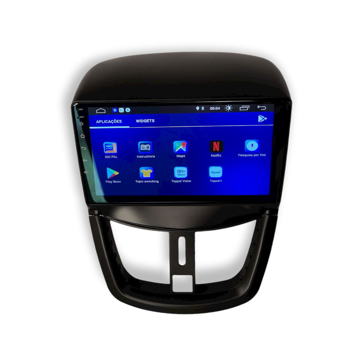 2 din android Peugeot 207 rádio