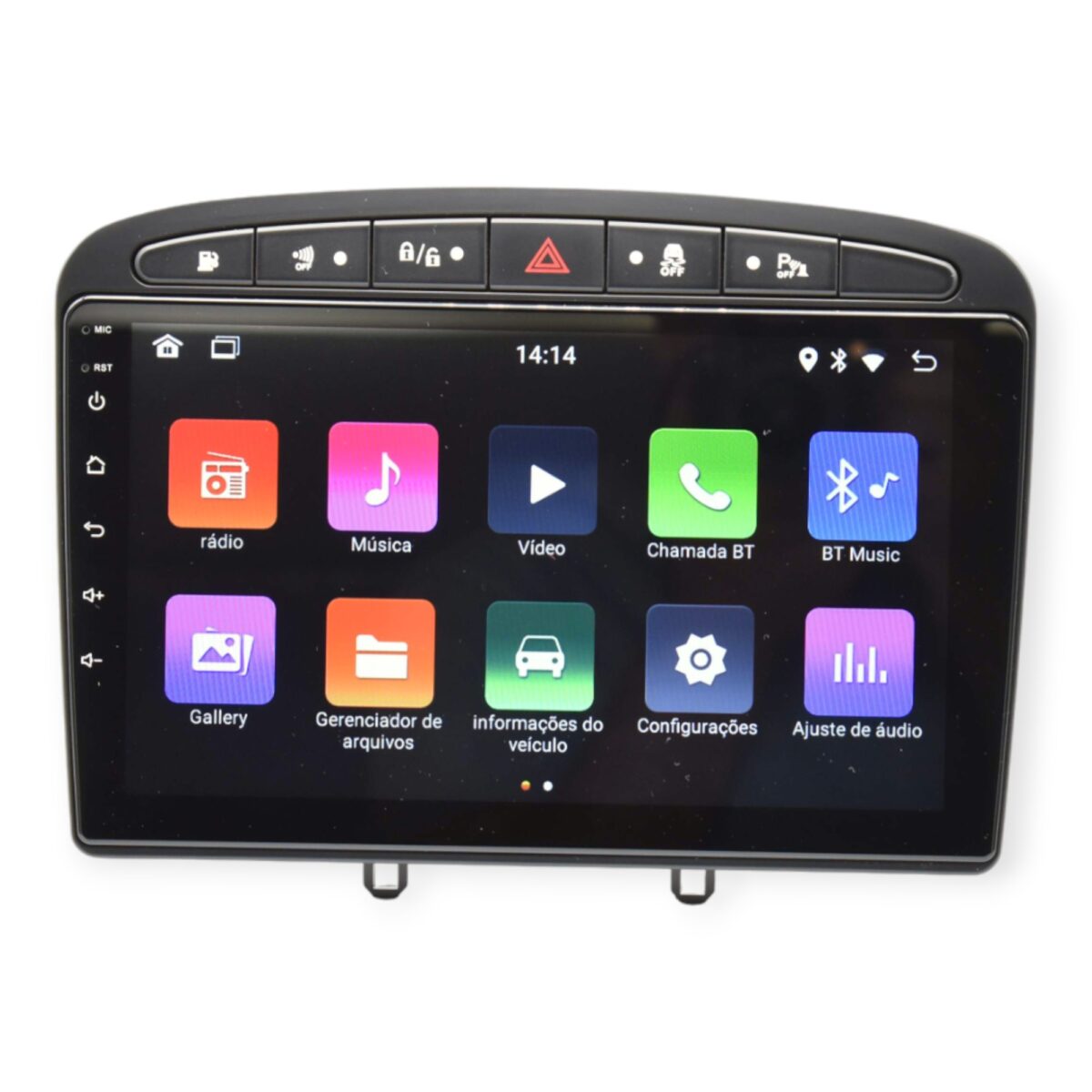 apps radio 2 din android peugeot 308 408