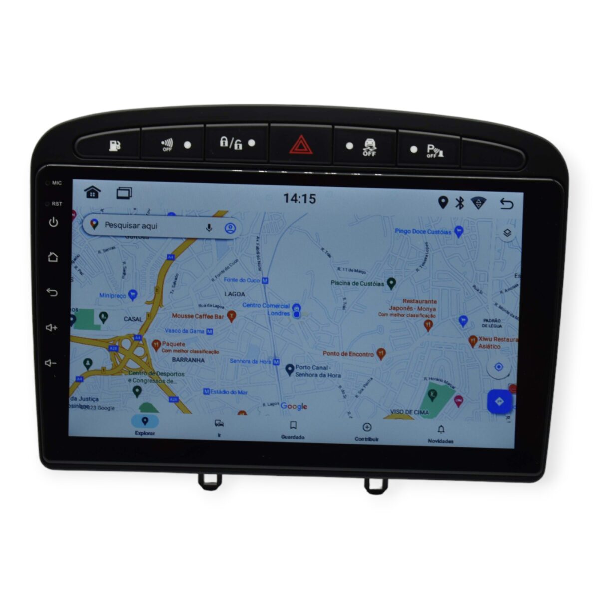 gps radio 2 din android peugeot 308 408