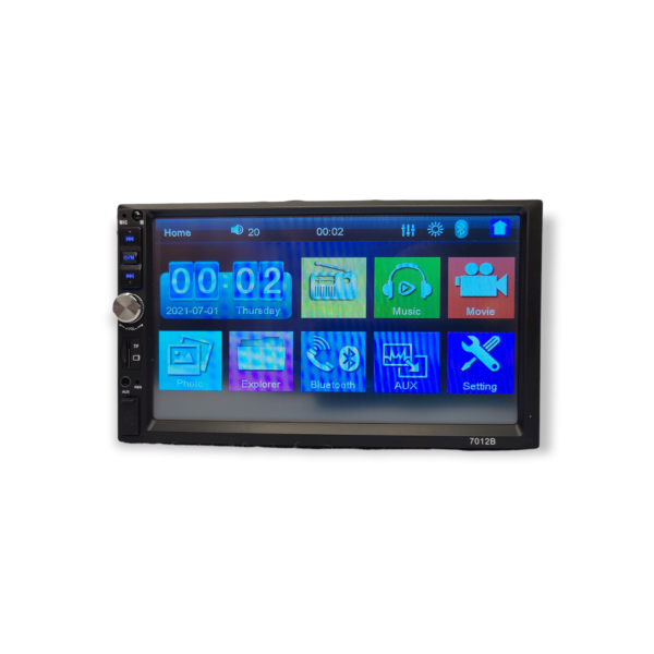 Rádio 2 DIN 7- Bluetooth USB Micro SD