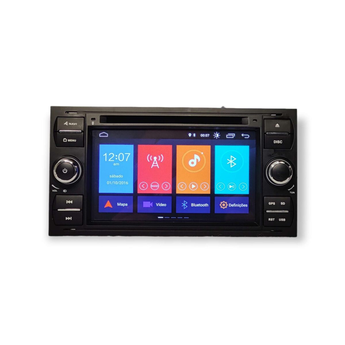 Rádio 2 DIN Android 11 Ford Galaxy  C S MAX Mondeo - GPS CarPlay — imagem 2