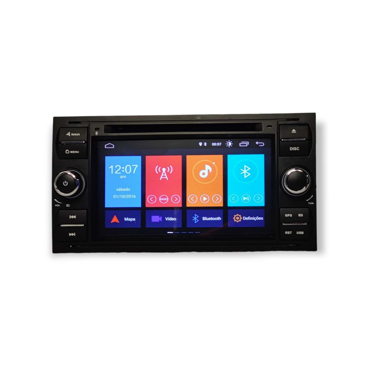 Rádio 2 DIN Android 11 Ford Galaxy  C S MAX Mondeo - GPS CarPlay — imagem 3