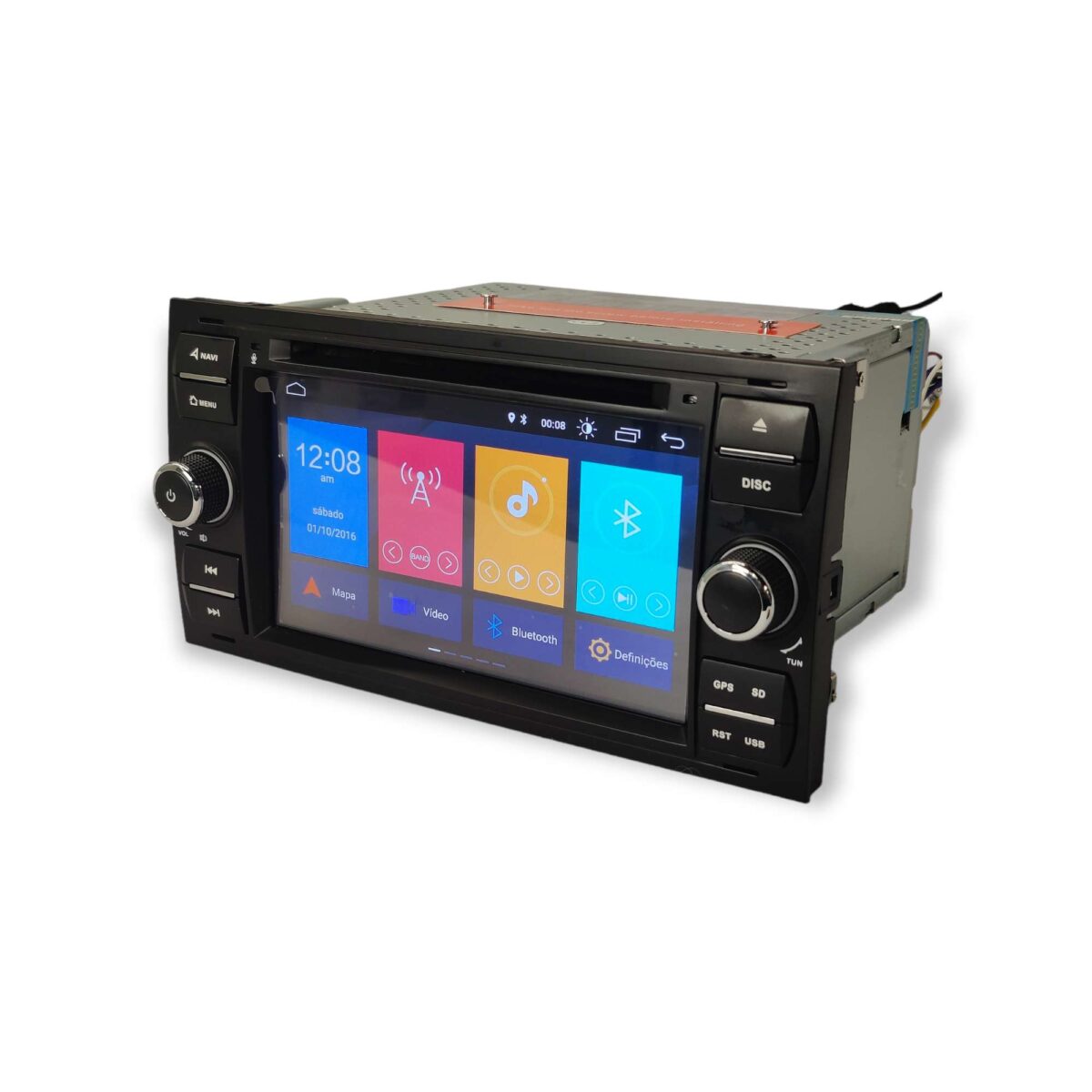 Rádio 2 DIN Android 11 Ford Galaxy  C S MAX Mondeo - GPS CarPlay — imagem 4