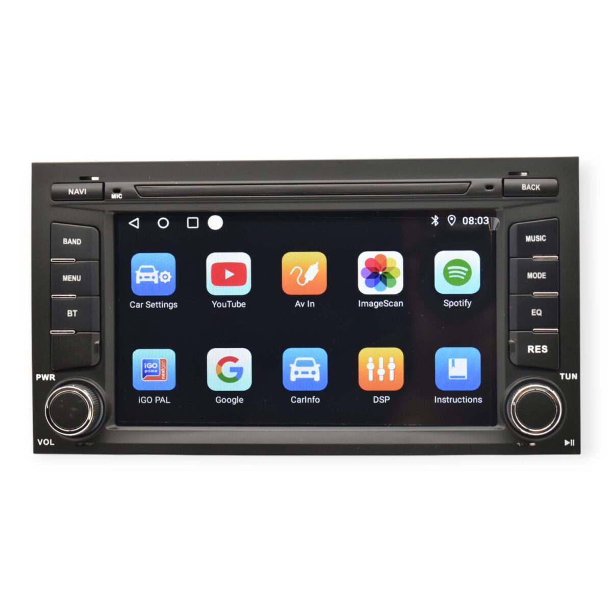 aplicações do auto rádio android seat leon mk3 ibiza 6j