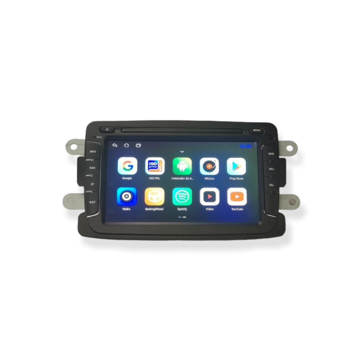 Renault Captur Dacia Duster Logan Autorrádio 2 DIN Android
