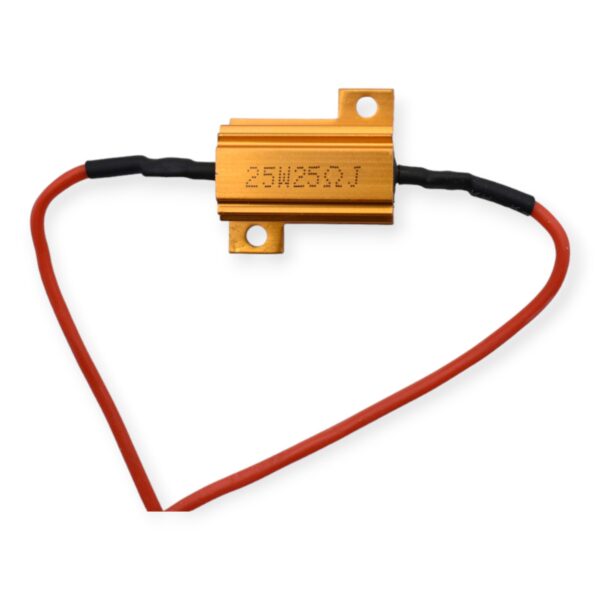 Resistência Anti erro 25W 12V com 2 ligadores de cabo