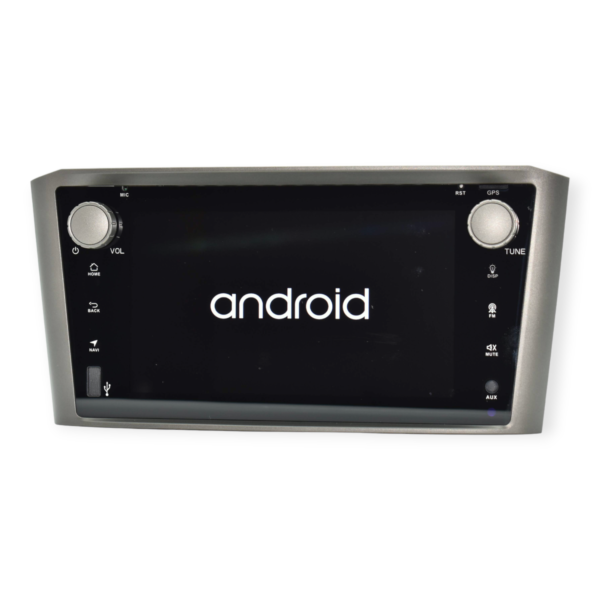 Toyota Avensis T25 Auto Rádio Android com Carplay e Android Auto 2002 a 2008