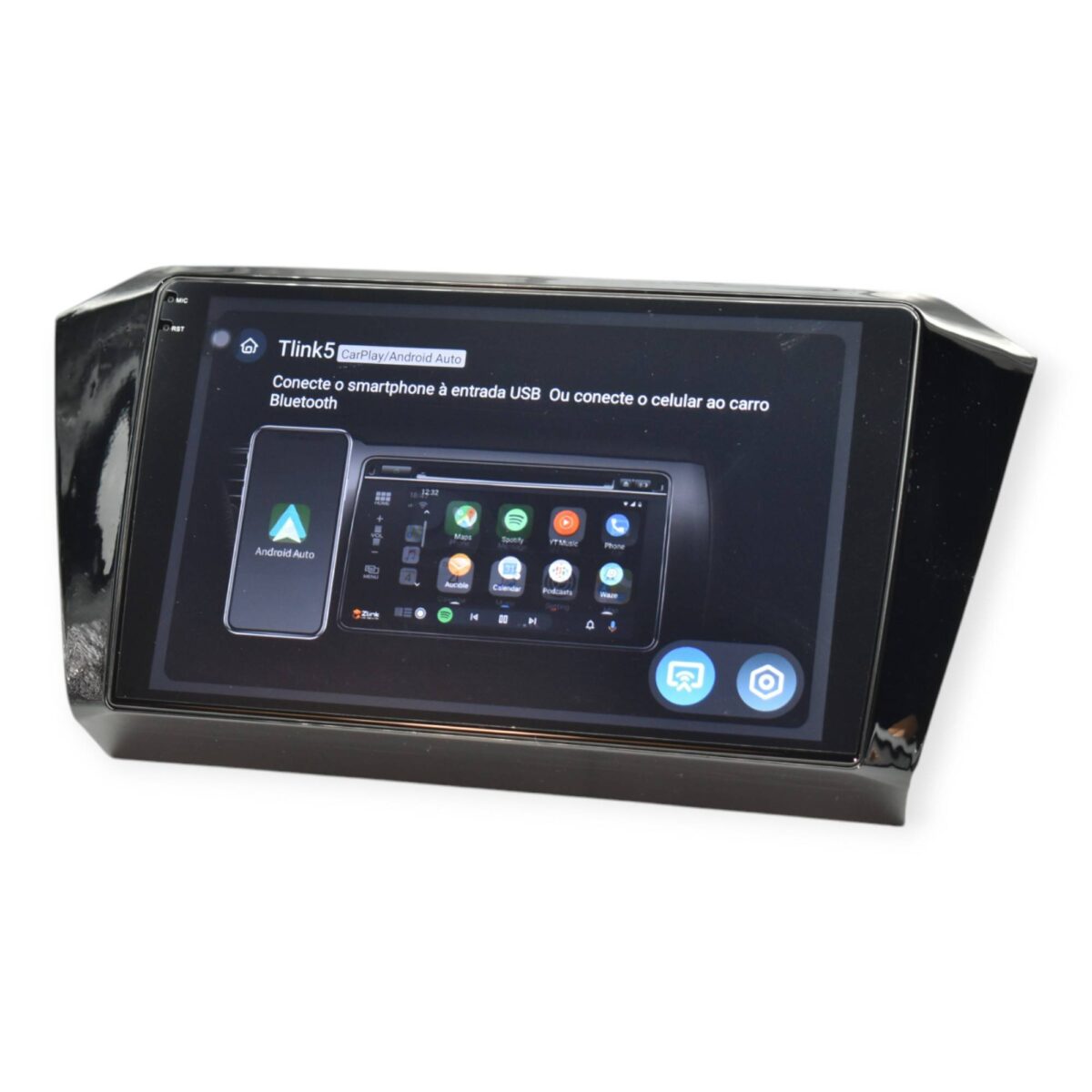 carplay Rádio 2 DIN Android passat b8