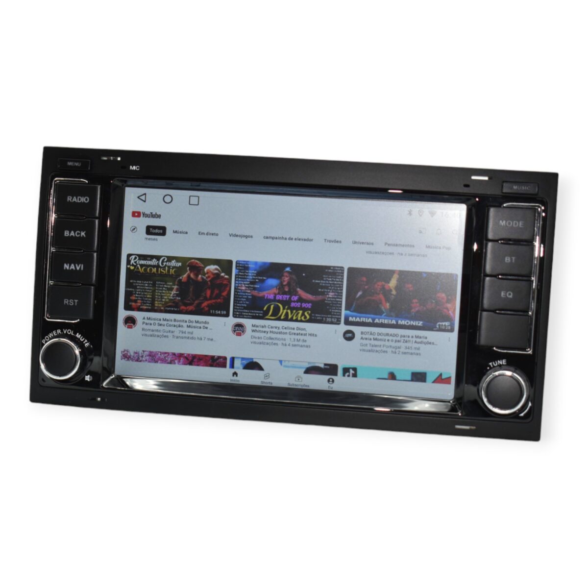 YOUTUBE NO RÁDIO ANDROID Volkswagen VW Transporter Touareg