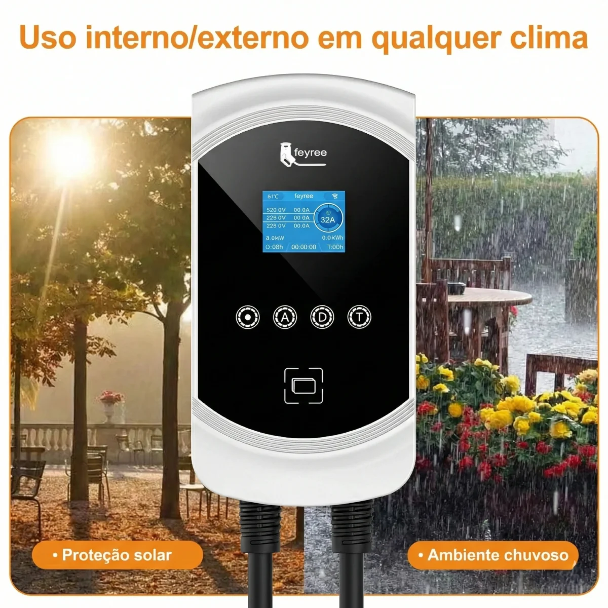 Wallbox 7.4kW Inteligente (DLB) – Carregador para Casa (Tesla, VW ID, Peugeot, Hyundai) — imagem 4