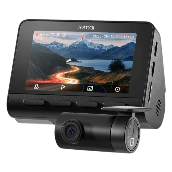 70mai A800SE Dashcam 4K com Câmara Traseira RC22 – Câmara de Bordo Frontal e Traseira com GPS