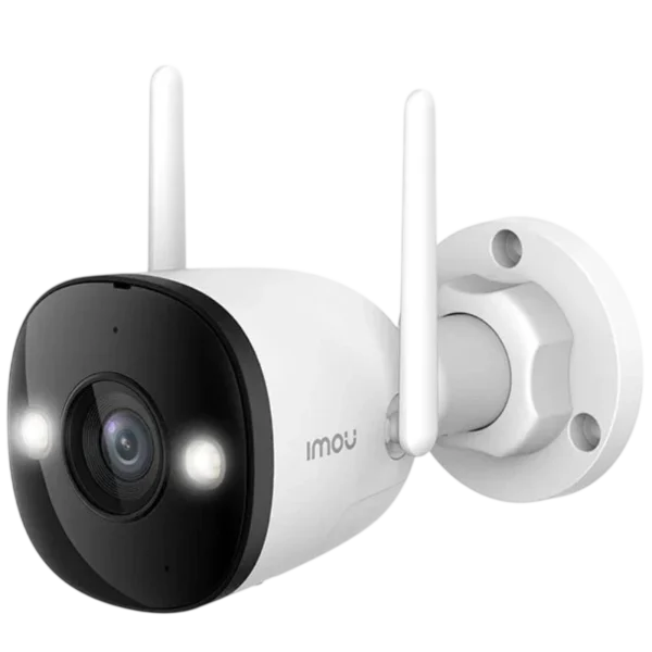 IMOU Bullet 3 – Câmara Exterior Wi-Fi 6 e Ethernet 3MP com Visão Noturna, Sirene e Deteção de Pessoas e Veículos