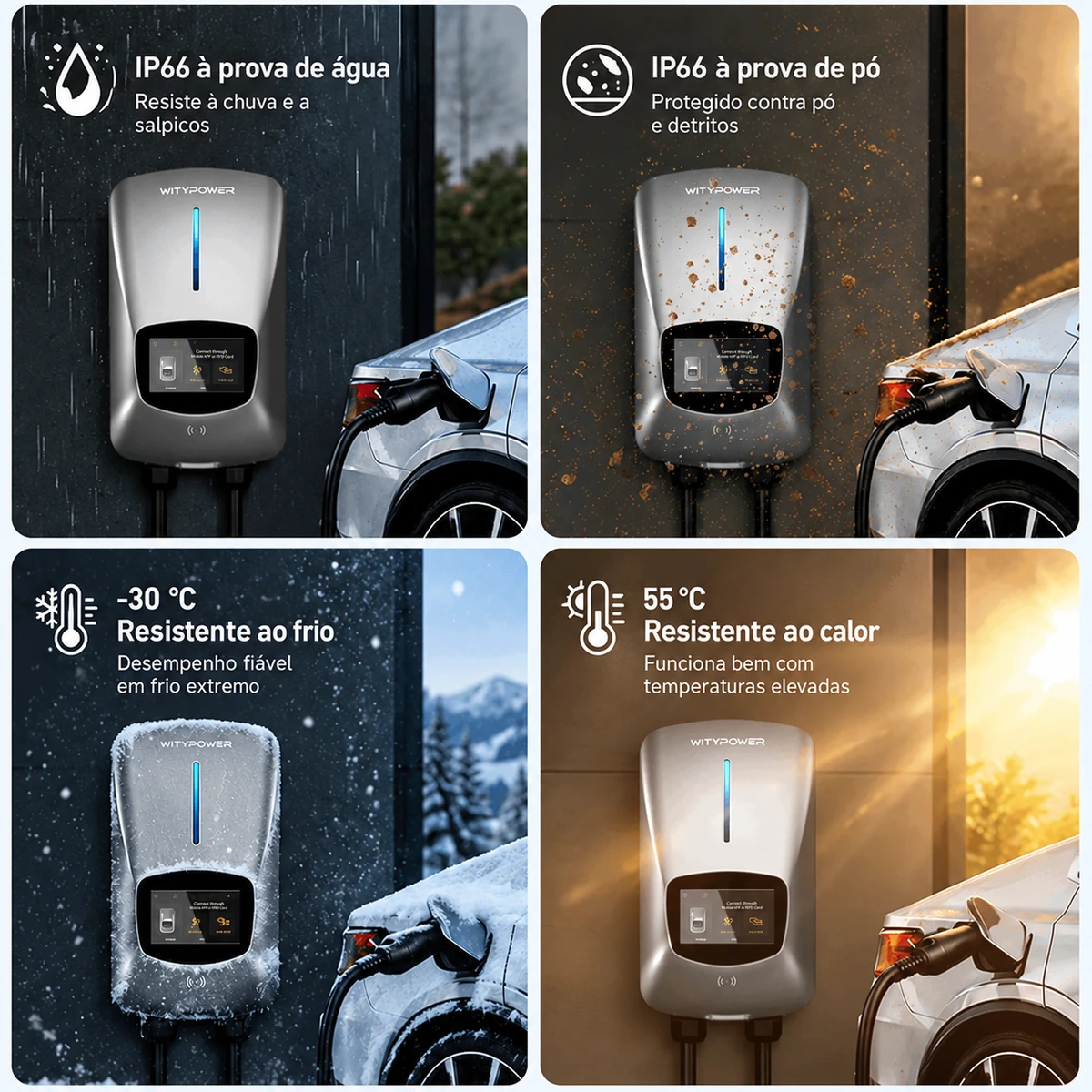 Wallbox WityPower 22 kW IP66 para exterior