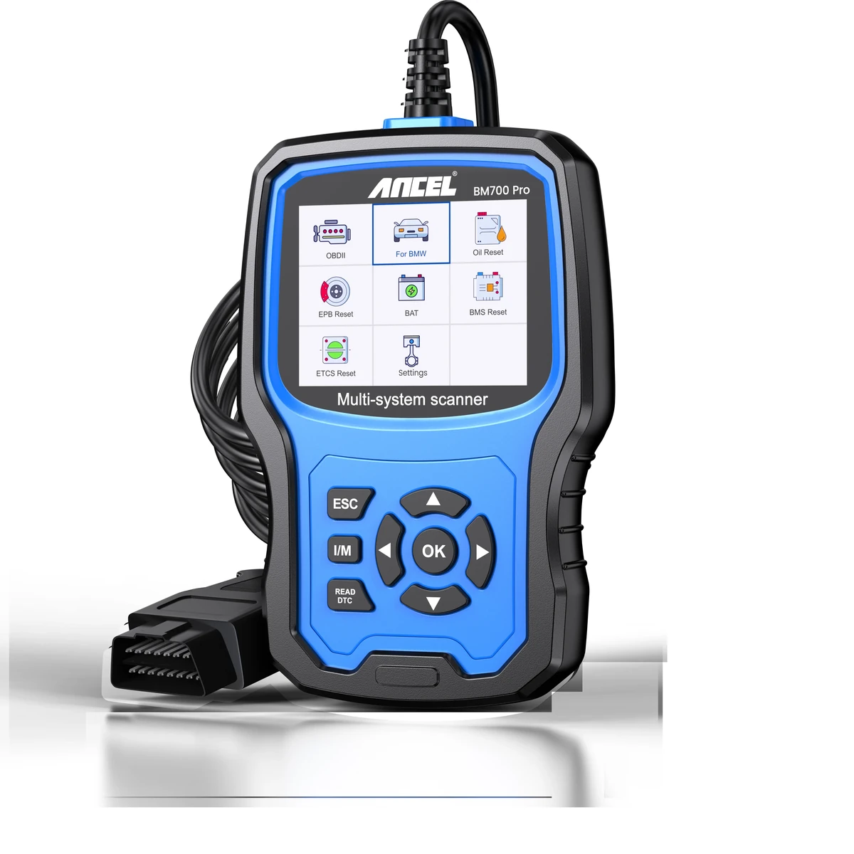 Ancel BM700 PRO máquina de diagnóstico OBD2 para BMW e MINI